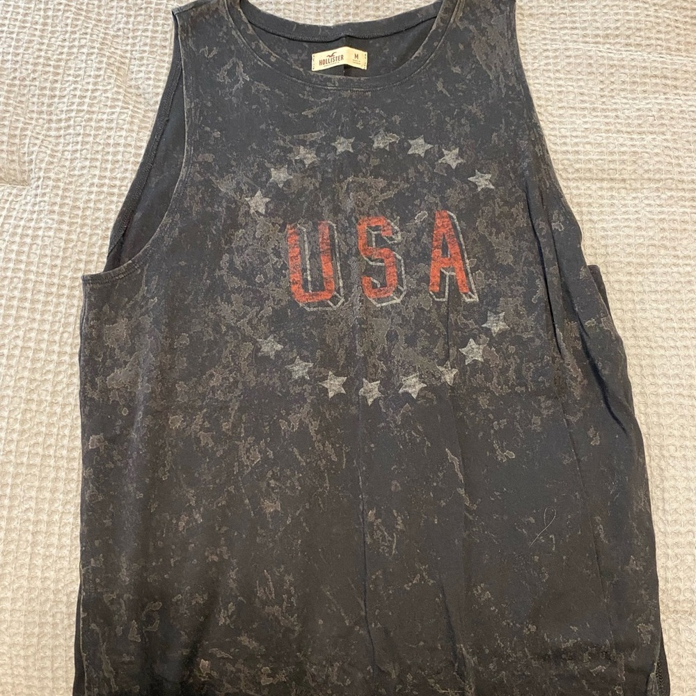 medium USA tank top
